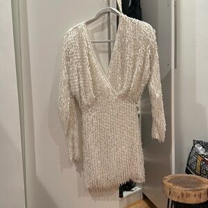 Bridal mini white dress